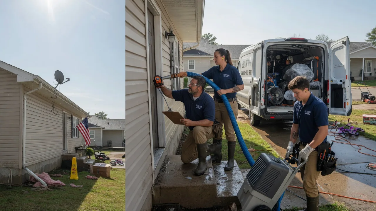 Ceiling Water Damage Restoration in Telford, PA near me